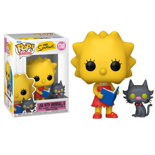 Funko Pop ! Tv The Simpsons - (1740) Lisa W/ Snowball Figure Vinyl 9cm