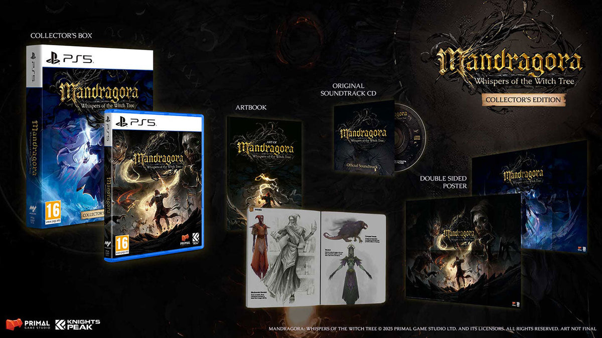 Mandragora: Whispers of the Witch Tree Collector's Edition Ps5 Eu Nuovo