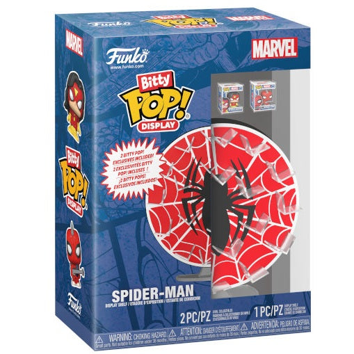 Funko ! Bitty Pop Display ! Bitty Box - Marvel Spider-Man Web Figure