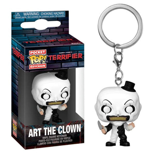 Funko Pop ! Keychain Terrifier - Art The Clown Horror Portachiavi 4cm