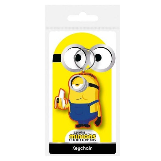 Pyramid Portachiavi (Minions Stuart Banana) - Keychain In Gomma Minions 2