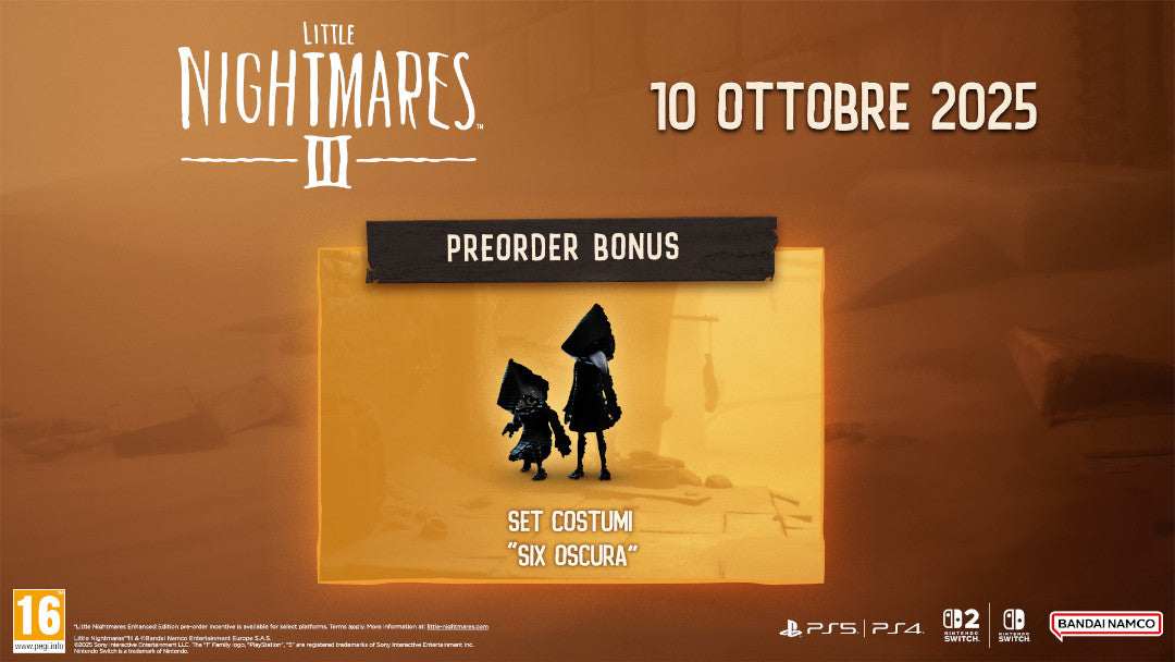 Little Nightmares III 3 Nintendo Switch Videogioco EU Multilingua Italiano