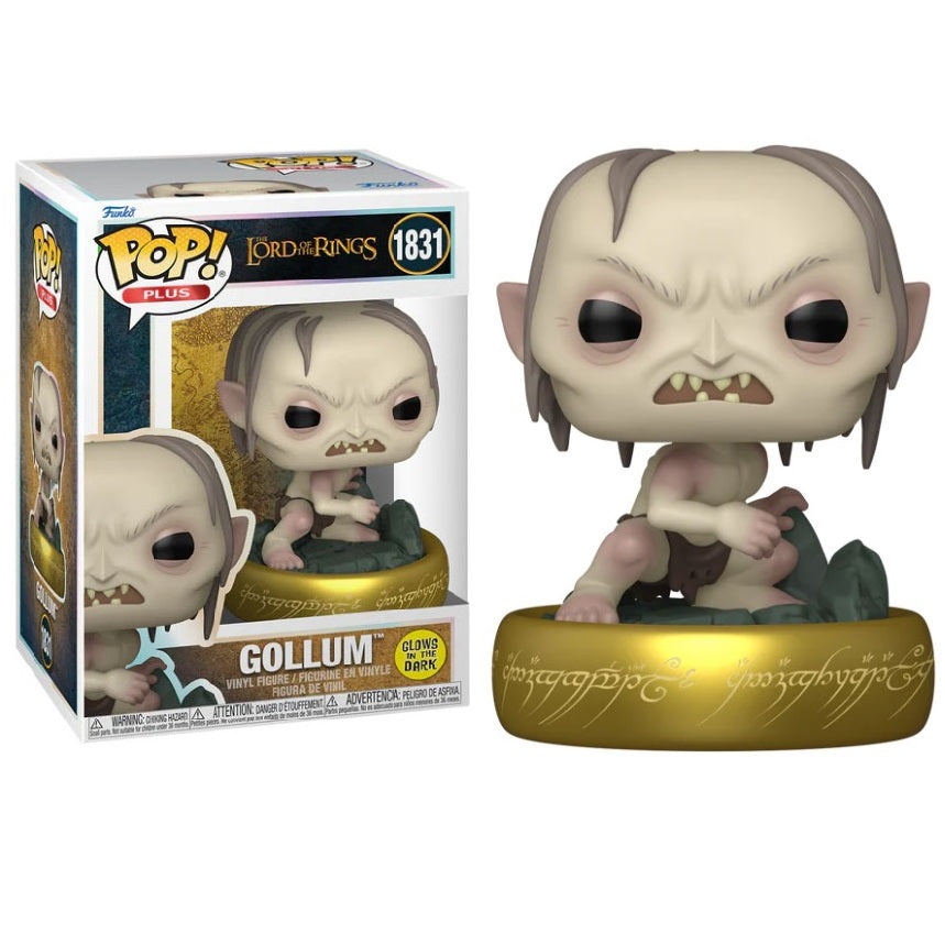 Funko Pop ! Plus Il Signore Degli Anelli - (1831) Gollum Lord Of The Rings GLOW 9cm