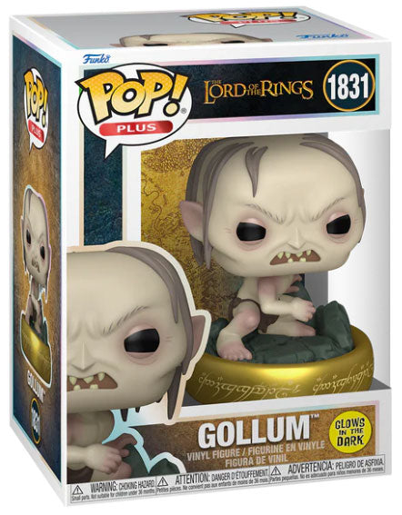 Funko Pop ! Plus Il Signore Degli Anelli - (1831) Gollum Lord Of The Rings GLOW 9cm