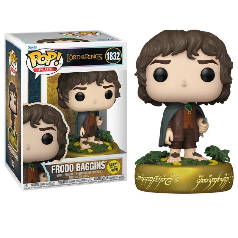 Funko Pop ! Plus Il Signore Degli Anelli - (1832) Frodo Lord Of The Rings GLOW 9cm