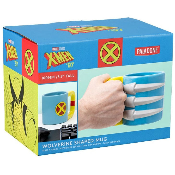 Paladone Tazza "Wolverine Shaped Mug" Marvel X-Men '97 Bicchiere Per Tè Caffè