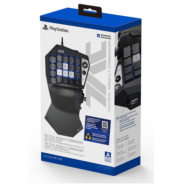 Hori Tactical Assault Commander - PS5/PC/PS4 Mechanical LED Gaming Keyboard