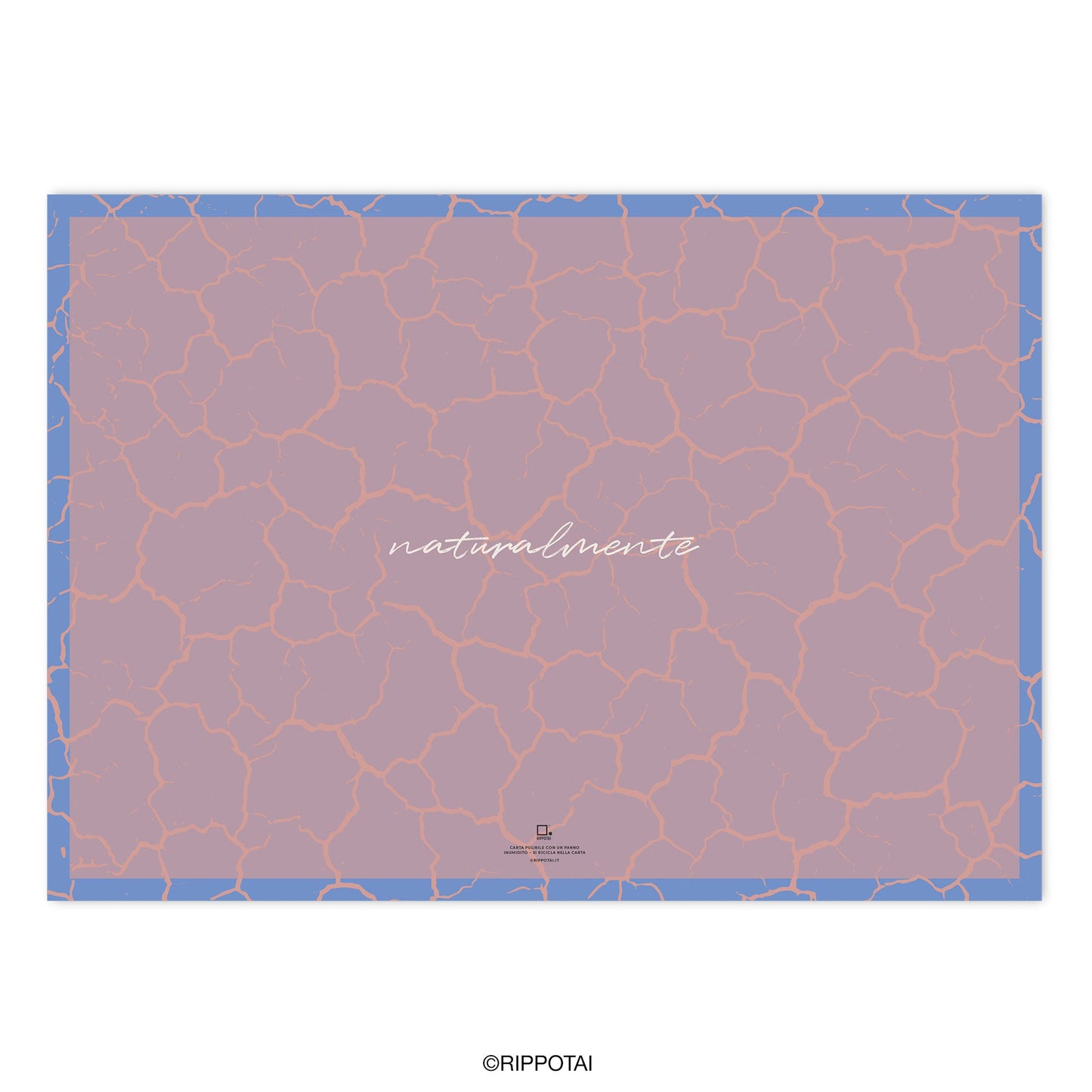 Tovagliette di Carta Pulibile ed ecologica con Sottobicchieri coordinati - Naturalmente