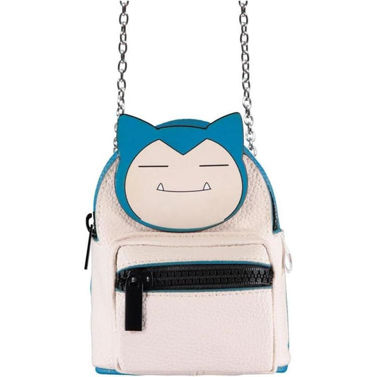 Difuzed Borsetta Pokemon - (Snorlax) Micro Zaino Bag Tracolla e portachiavi 10cm