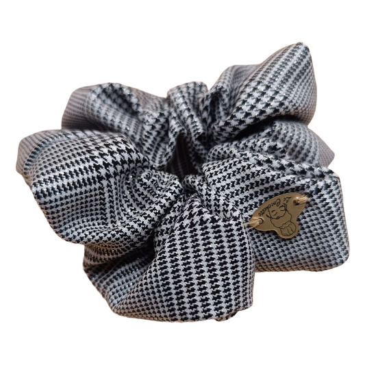 Scrunchie Principe di Galles Sparkly