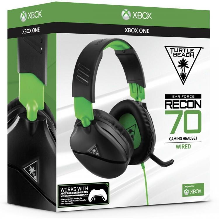 Turtle Beach Recon 70X Cuffie Gaming Wired Gioco Xbox One Ps4 Nintendo Switch Pc