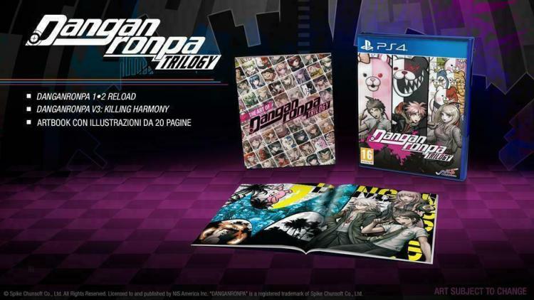 DANGANRONPA TRILOGY PS4 GIOCO PLAYSTATION 4 UK VIDEOGIOCO TRILOGIA NUOVO UP PS5
