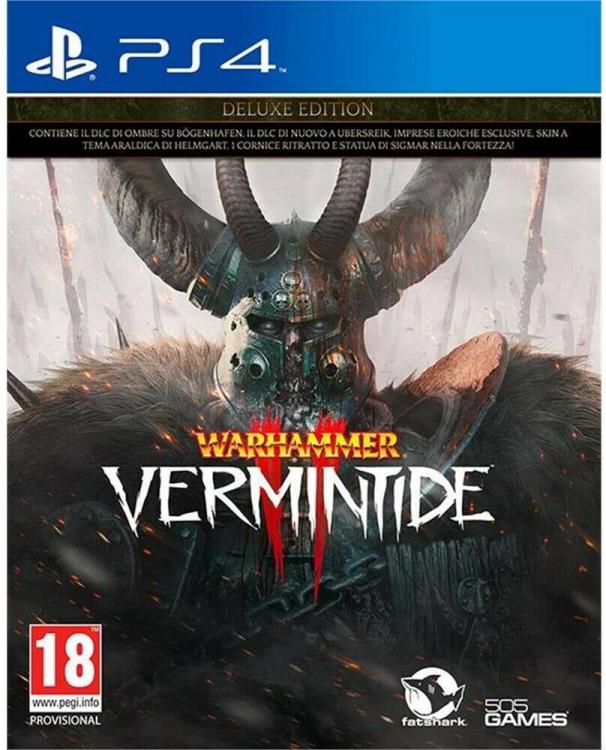 Warhammer Vermintide 2 Deluxe Edition PS4 Italian Game Play Station 4 New