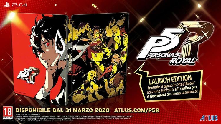 Persona 5 Steelbook Edition PS4 PlayStation 4 Game EU Multilingual New