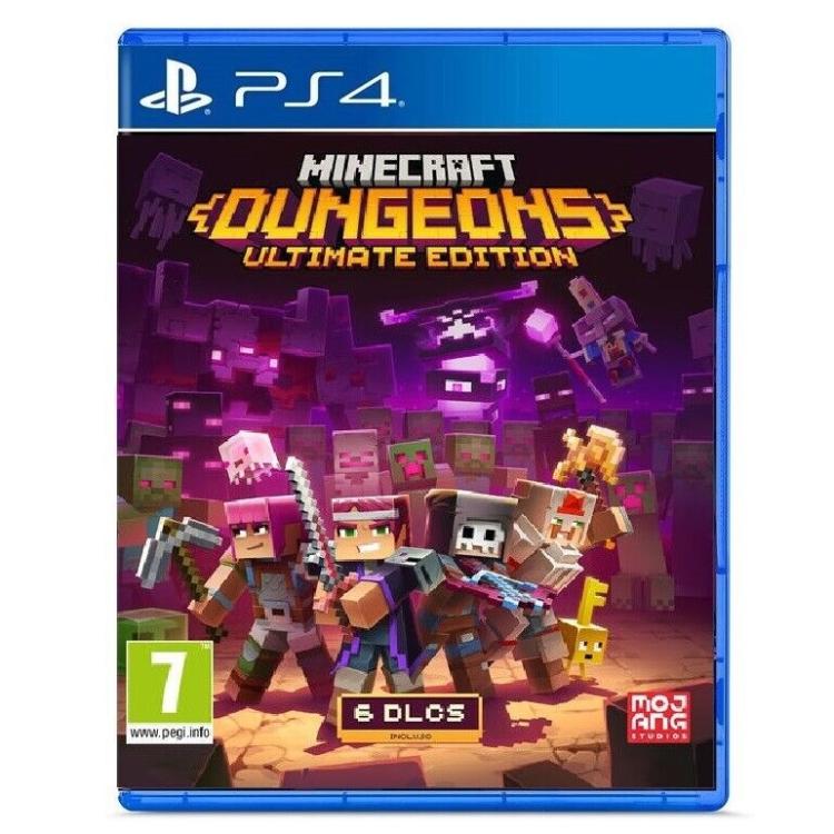 Minecraft Dungeons Ultimate Edition + Dlc Ps4 Italian Video Game New Game