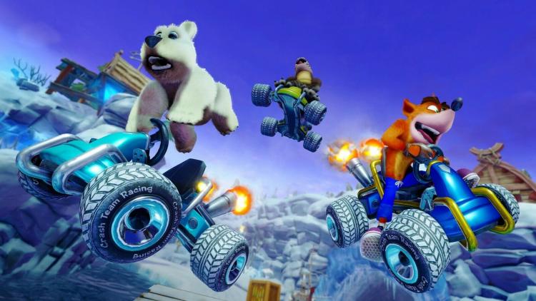 Crash Team Racing Nitro Fueled Xbox One Italiano Gioco Ctr Bandicoot Kart Seriex