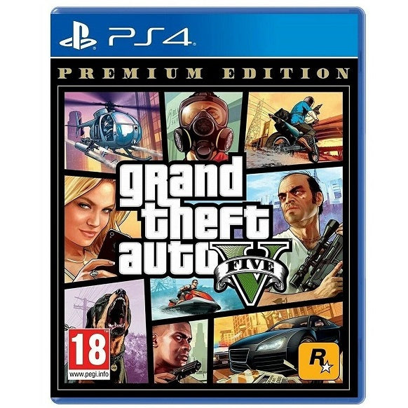 Gta 5 Premium Edition Ps4 Video Game Grand Theft Auto V Playstation 4 Italian