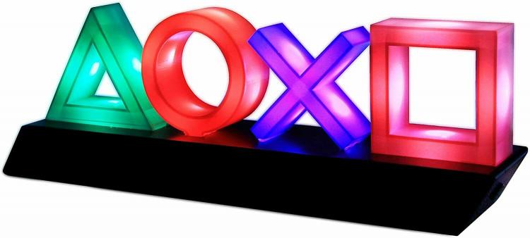 Lampada Ufficiale Sony Playstation Icons Light Led Ps4 Multicolor Paladone Luci