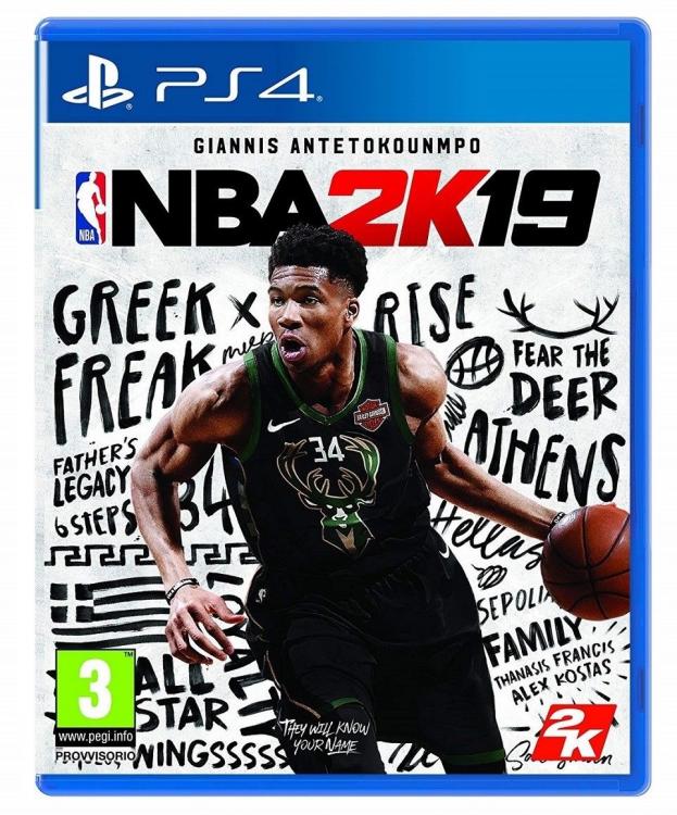 Nba 2K19 Video Game Ps4 Official Nba Play Station 4 Italian 2K18 2019