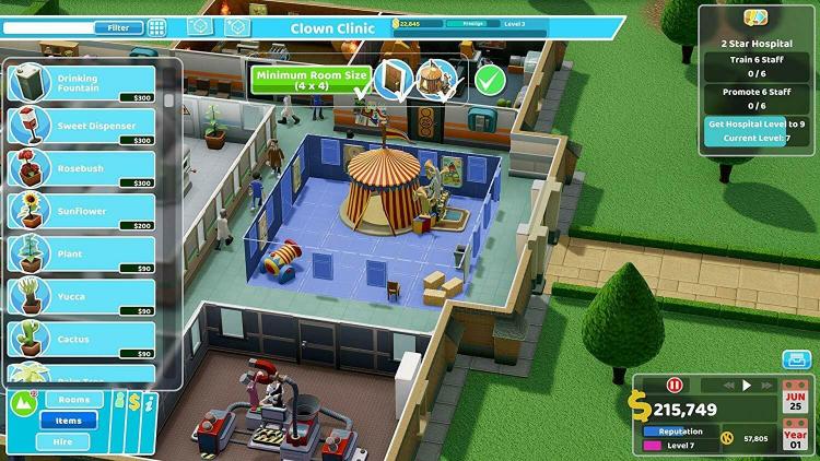 Two Point Hospital PS4 Italian Game PlayStation 4 Hospital The Sims EU New