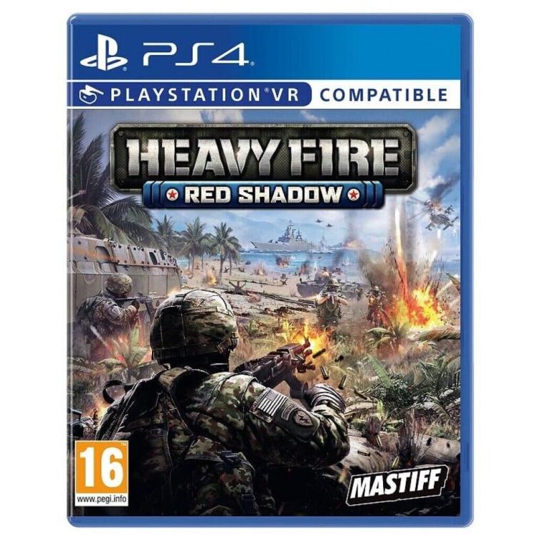 Heavy Fire Red Shadow PS4 Video Game PlayStation 4 VR Compatible New Game