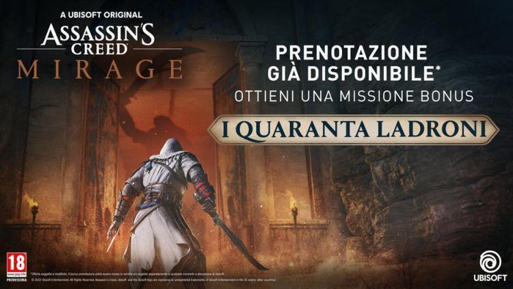 ASSASSIN'S CREED MIRAGE PS5 GIOCO ITALIANO PLAYSTATION 5 NUOVO SIGILLATO