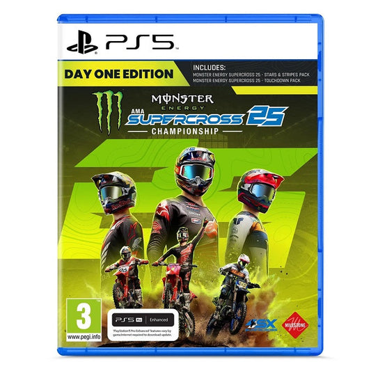 Monster Energy Supercross 25 Day One Edition Ps5 Game Eu Ita Playstation 5
