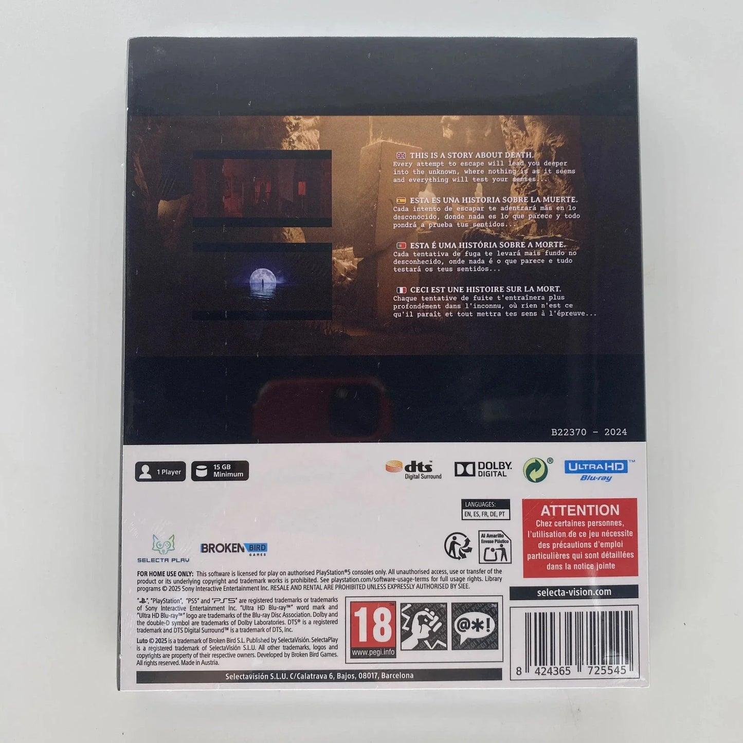 Luto Special Edition Ps5 Videogioco Playstation 5 EU Gioco Nuovo Sigillato