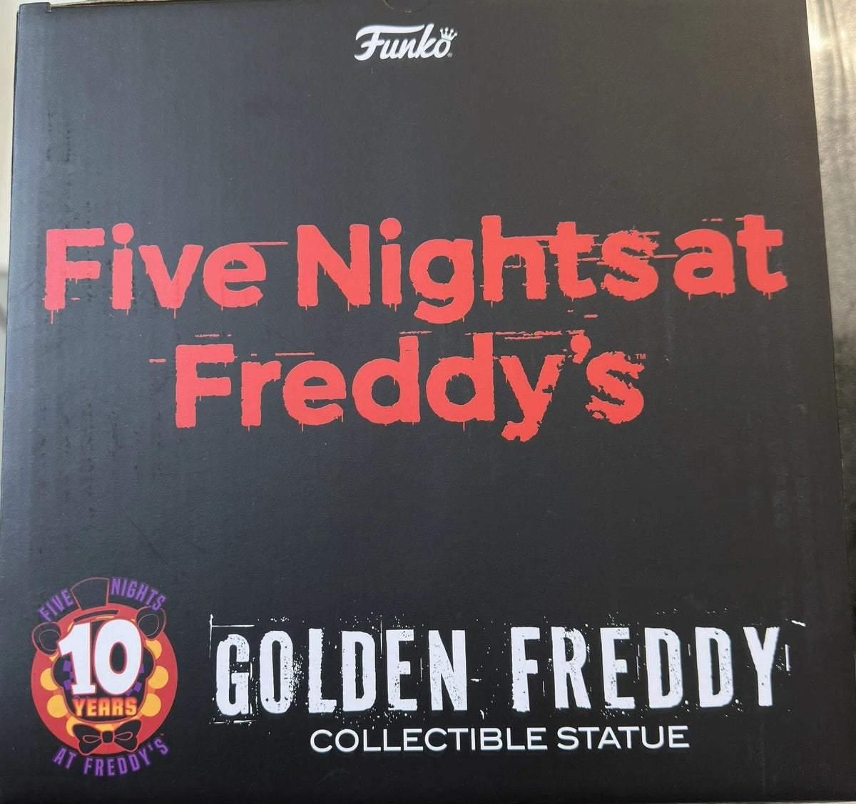 Funko Statua Figure Five Nights At Freddy'S - (Golden Freddy) Big 30Cm Fnaf 10Th