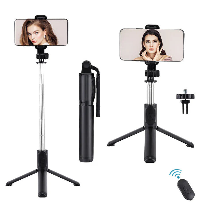 Asta per selfie con treppiede Bluetooth multifunzione Q01 da 101 cm