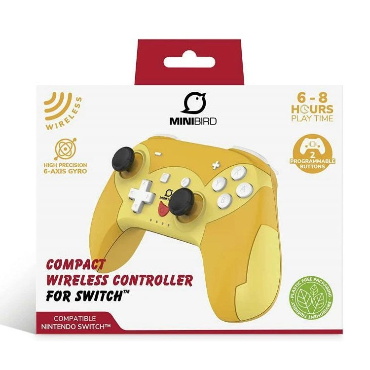 Minibird - Controller per Nintendo Switch Wireless (Pikachu) Joystick Senza Filo
