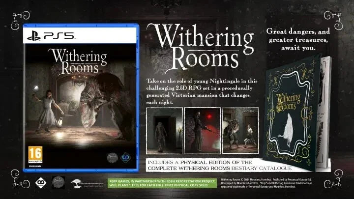 Withering Rooms PS5 Videogioco EU Playstation 5 Multilingua Nuovo Sigillato