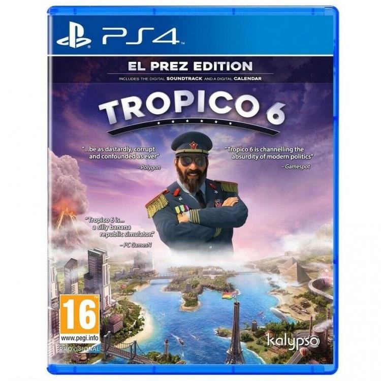 Tropico 6 El Prez Edition PS4 Video Game Italian EU Play Station 4 New