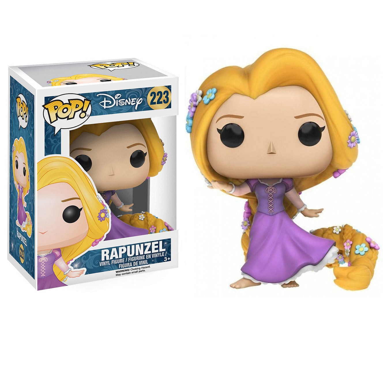 Funko Pop ! Disney - (223) Rapunzel Figure Principessa Raperonzolo 9Cm