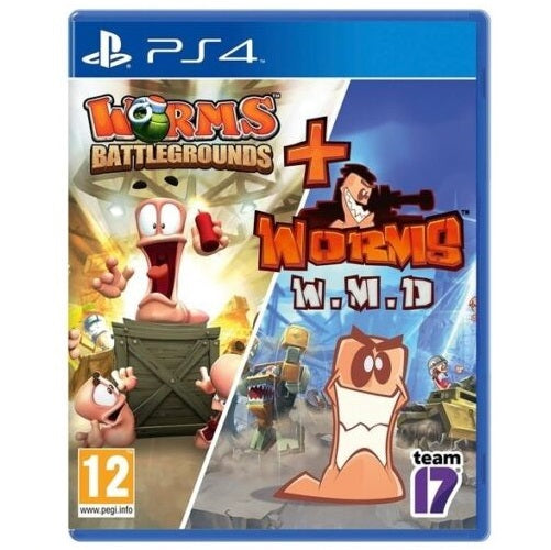 Worms Battlegrounds + Worms WMD PS4 Game PlayStation 4 Ita Lemmings Ninja EU