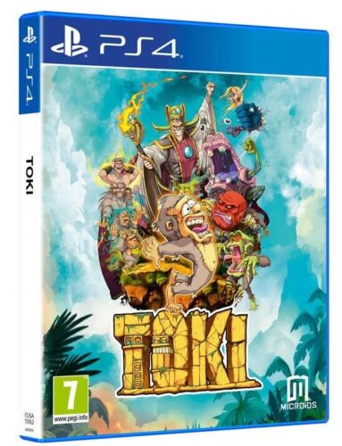 Toki PS4 Video Game Remake Italian Game PlayStation 4 Game New Sealed