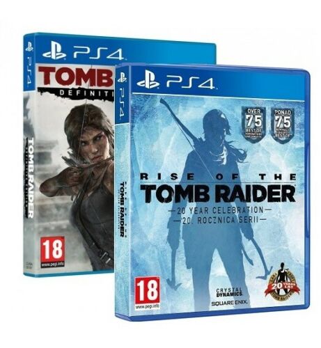 Tomb Raider Definitive Edition + Rise Of Tomb Raider 20 Year Celebration PS4 IT