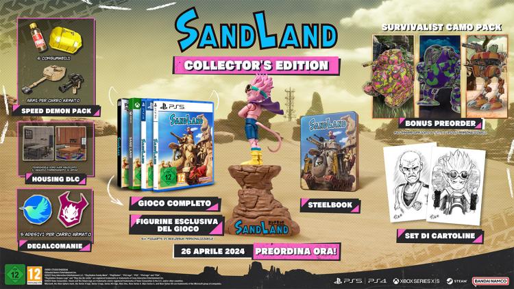 Sand Land Collector's Edition PS4 Italian PlayStation 4 Collectible New