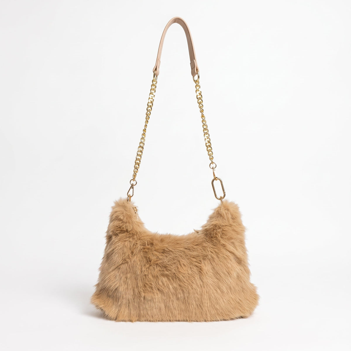Saveria borsa pelosa con tracolla catena