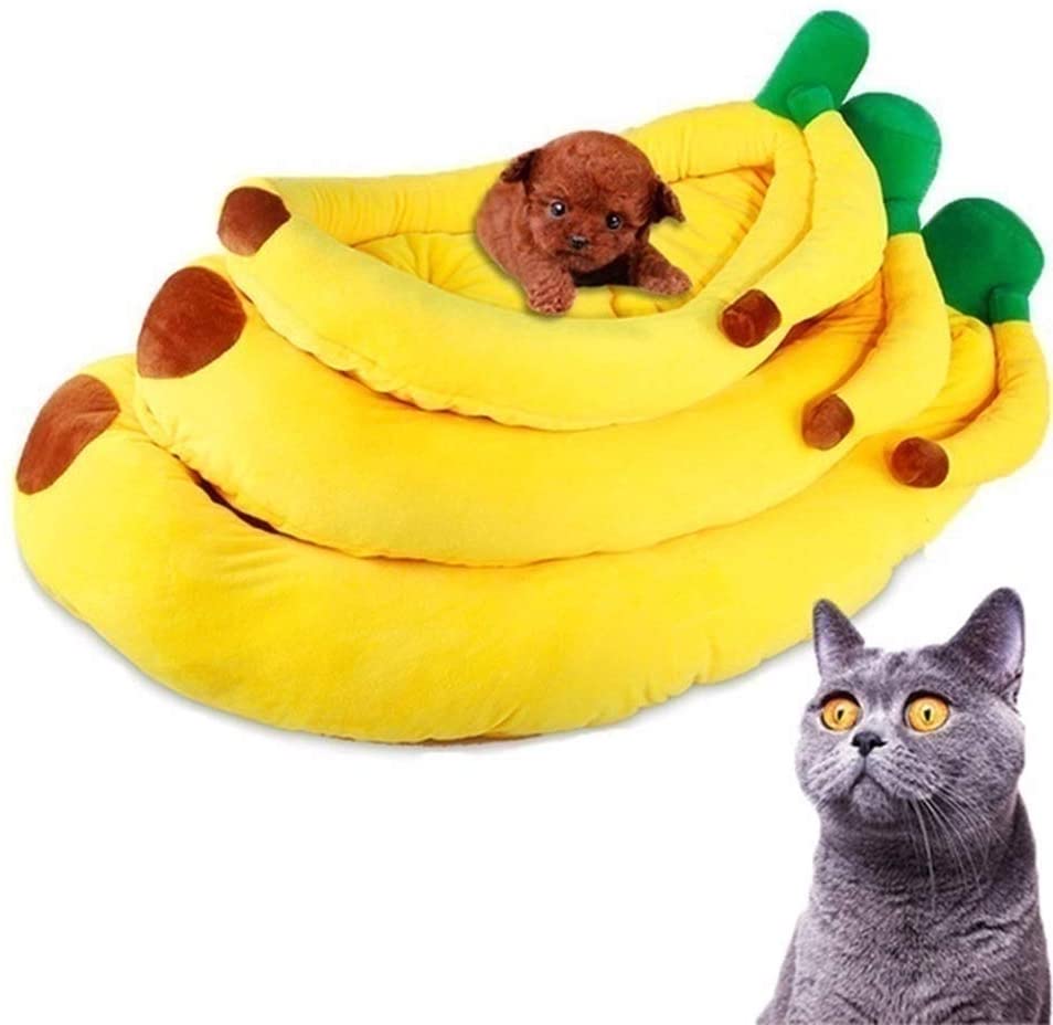 Cuccia per Cani a Forma di Banana, Morbida per cani e gatti