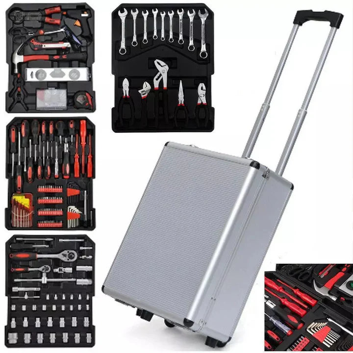 Set di Attrezzi 800 Pezzi con Valigia su Ruote – Professionale, Robusto, Completissimo