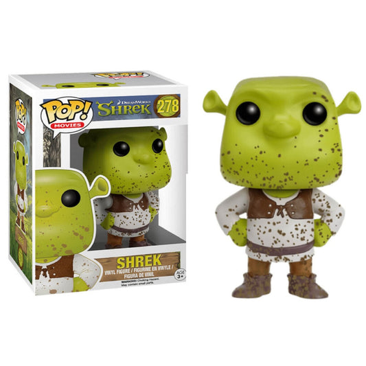 Funko Pop! Movies Shrek 30Th - (278) Shrek (Mud Splatter) Special Figure 9Cm