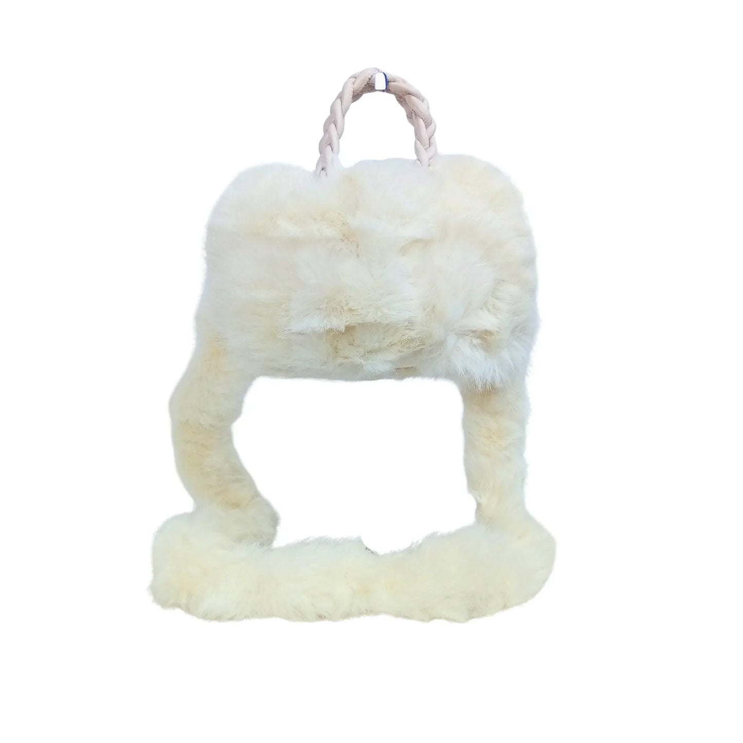 Soft fuzzy faux-fur handbag MS-0560