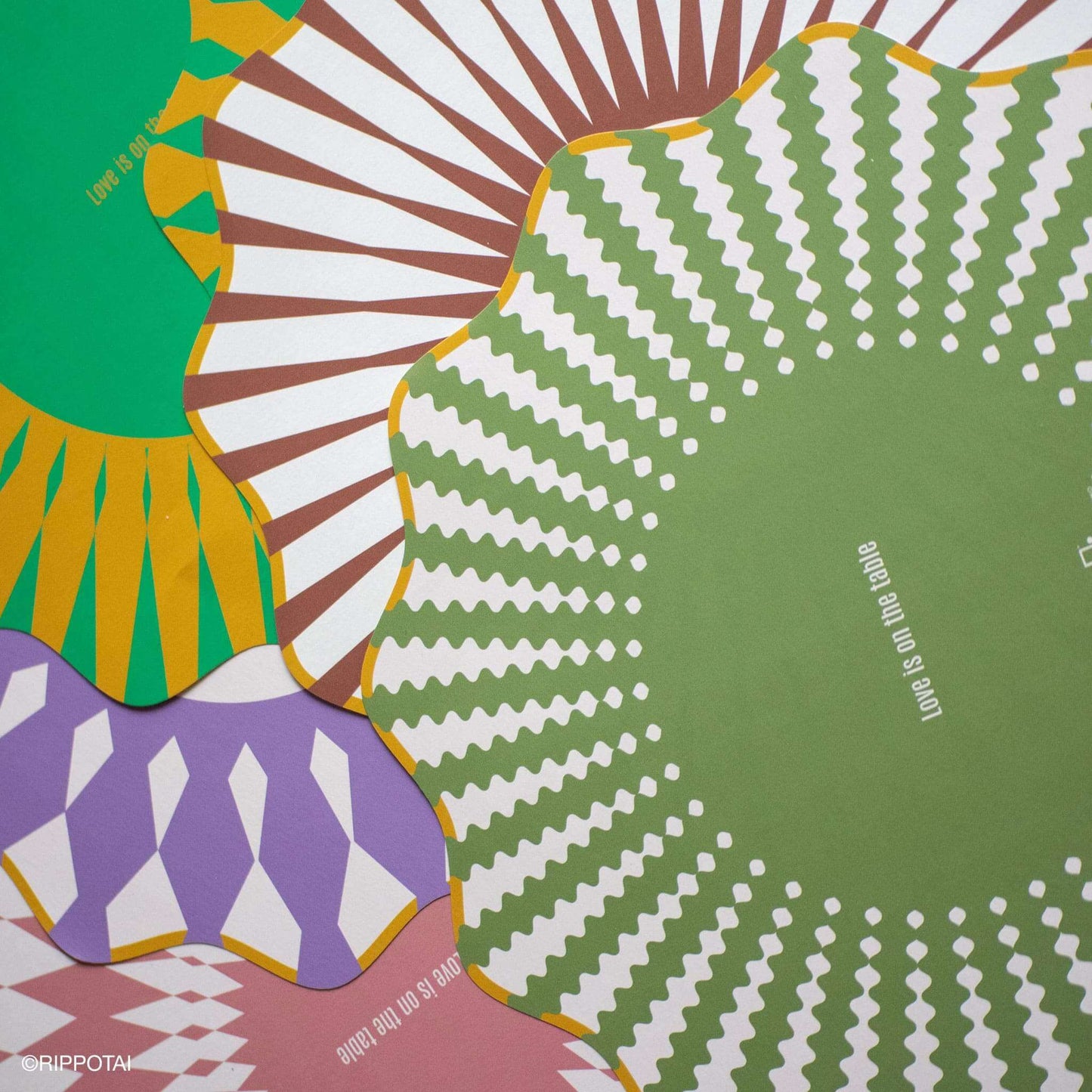 Sottopiatti Eleganti Elegant Brown in Carta Pulibile - Set 3 Sottopiatti + 3 Sottobicchieri