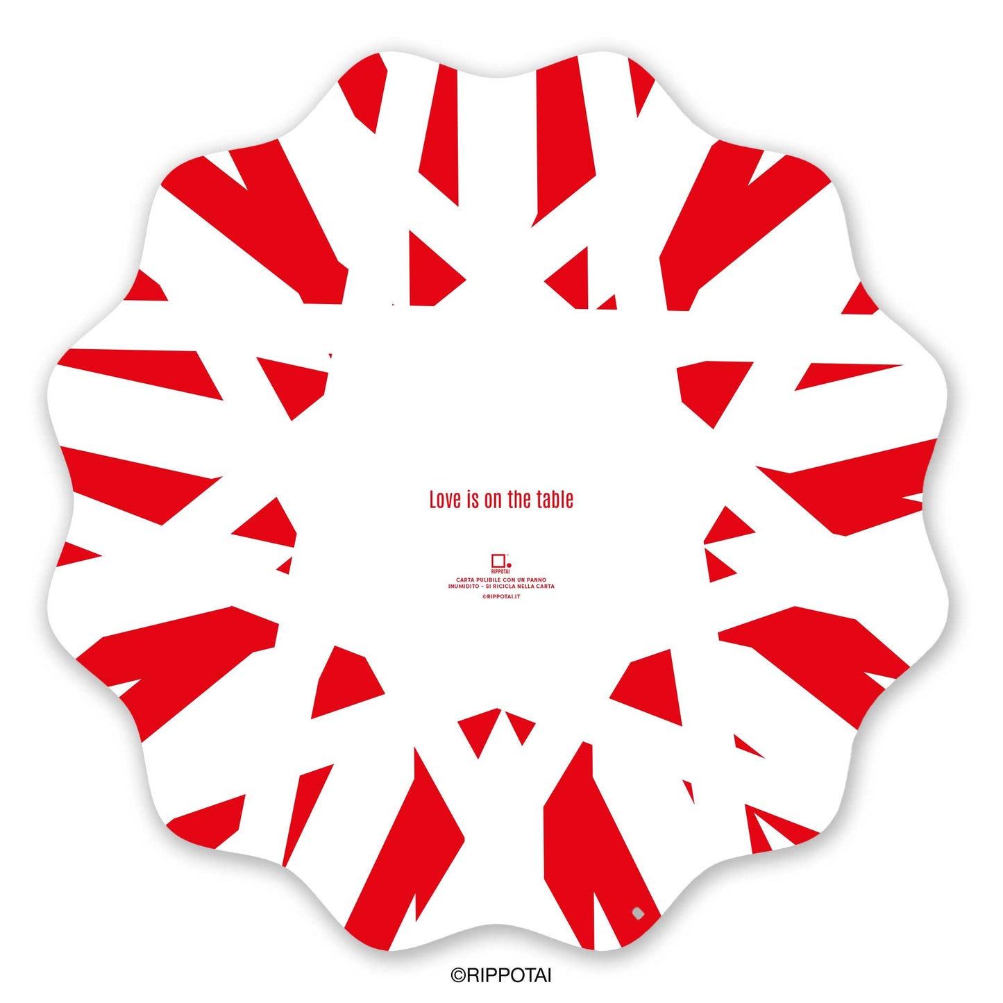 Sottopiatti Natalizi in carta ecologica pulibile – Set da 6 con 3 grafiche assortite