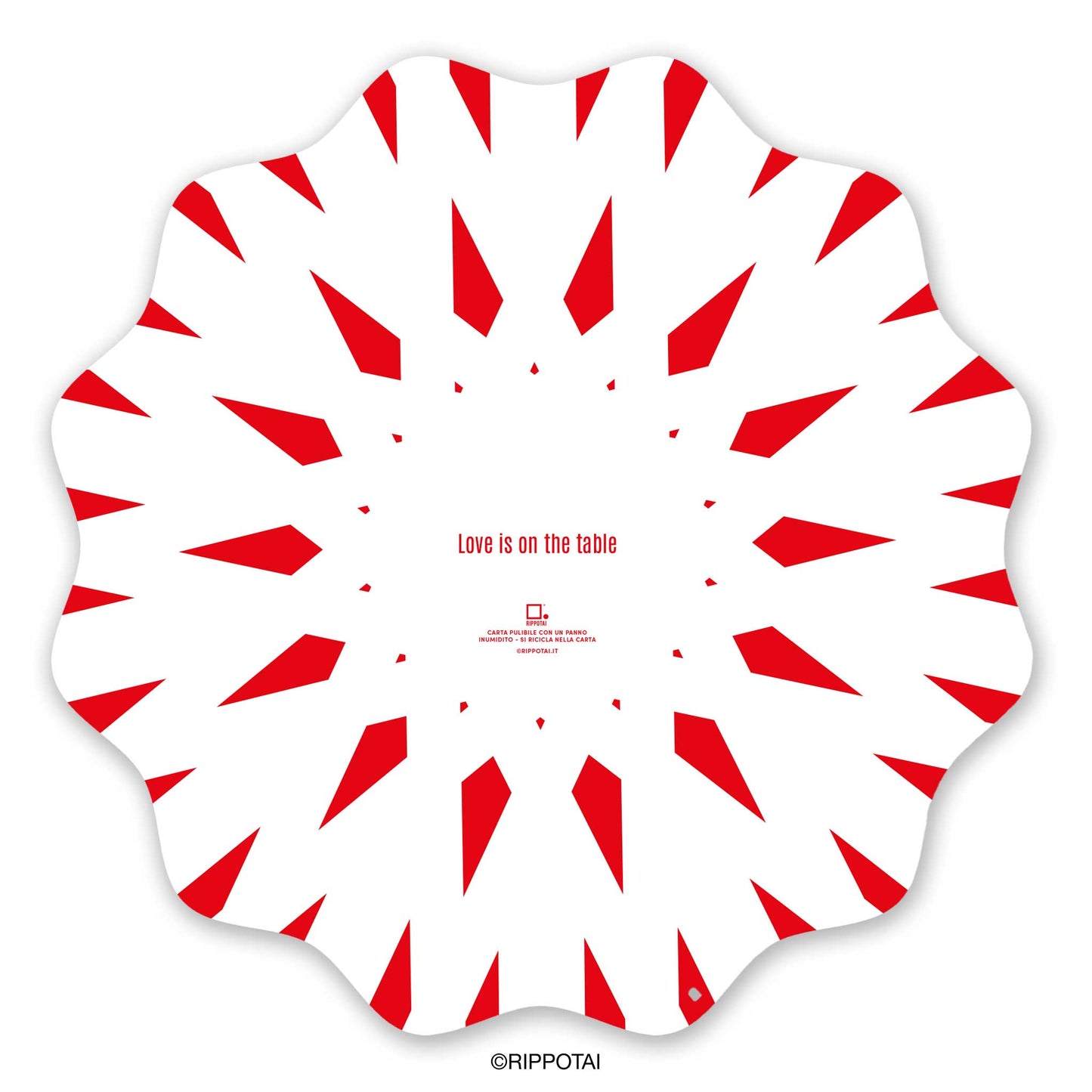 Sottopiatti Natalizi in carta ecologica pulibile – Set da 6 con 3 grafiche assortite