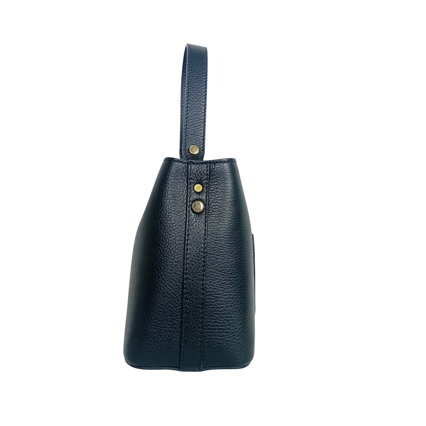 Structured top-handle bag with gold-tone hardware MS-2501