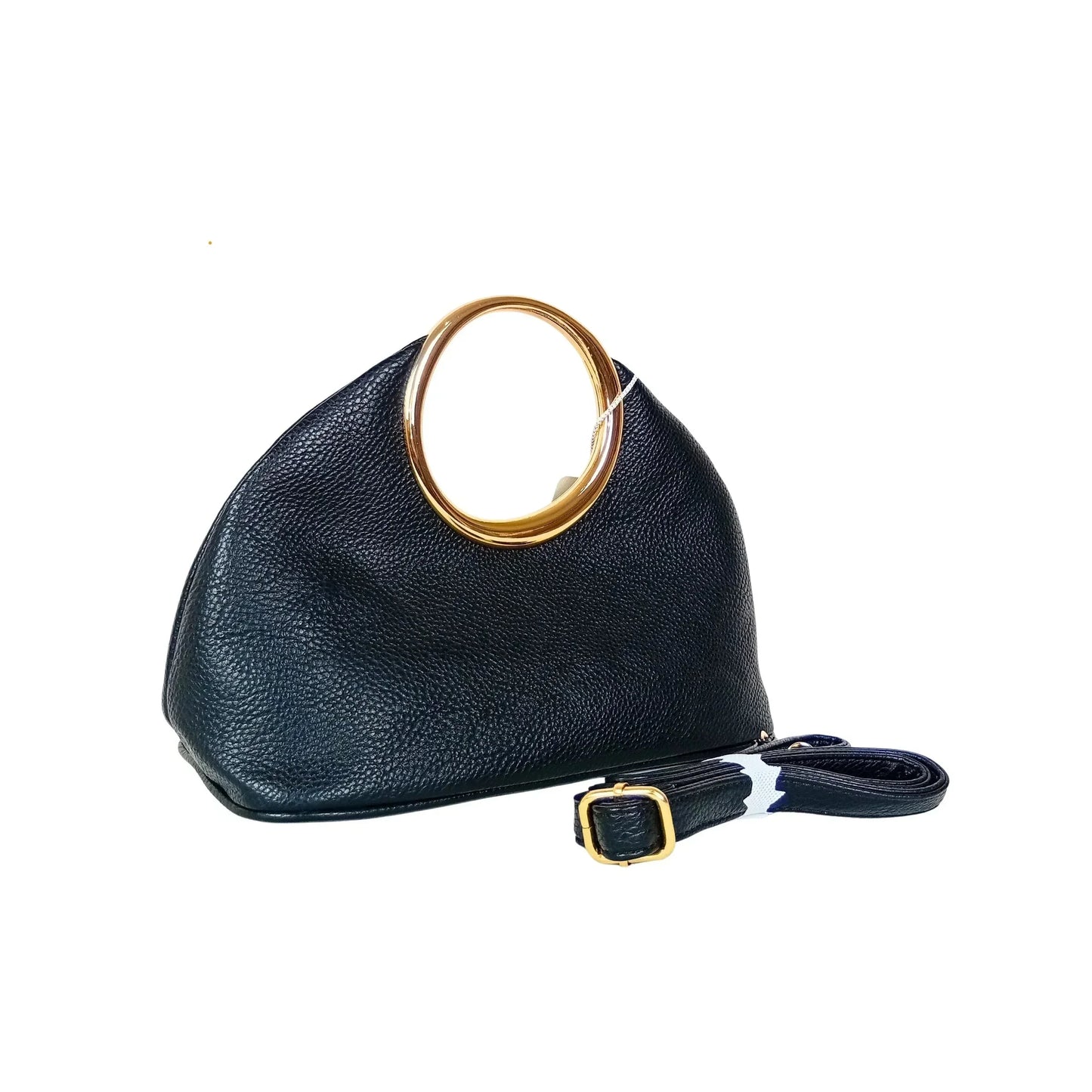 The circle Leather handbag MS-5593