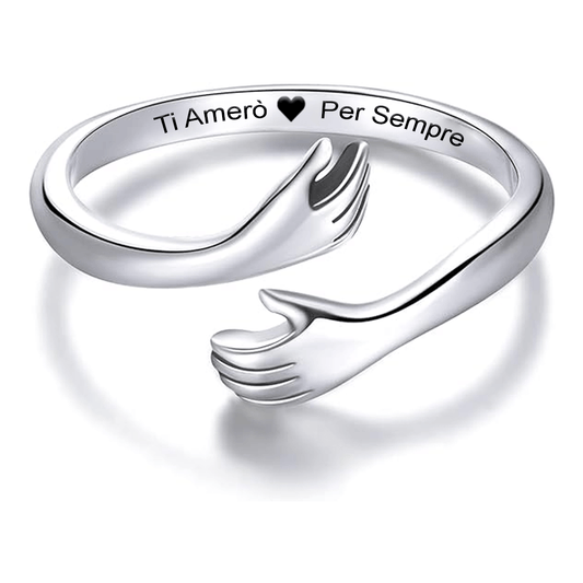 Anello da Donna in Argento Sterling 925 - Ti Amerò Per Sempre