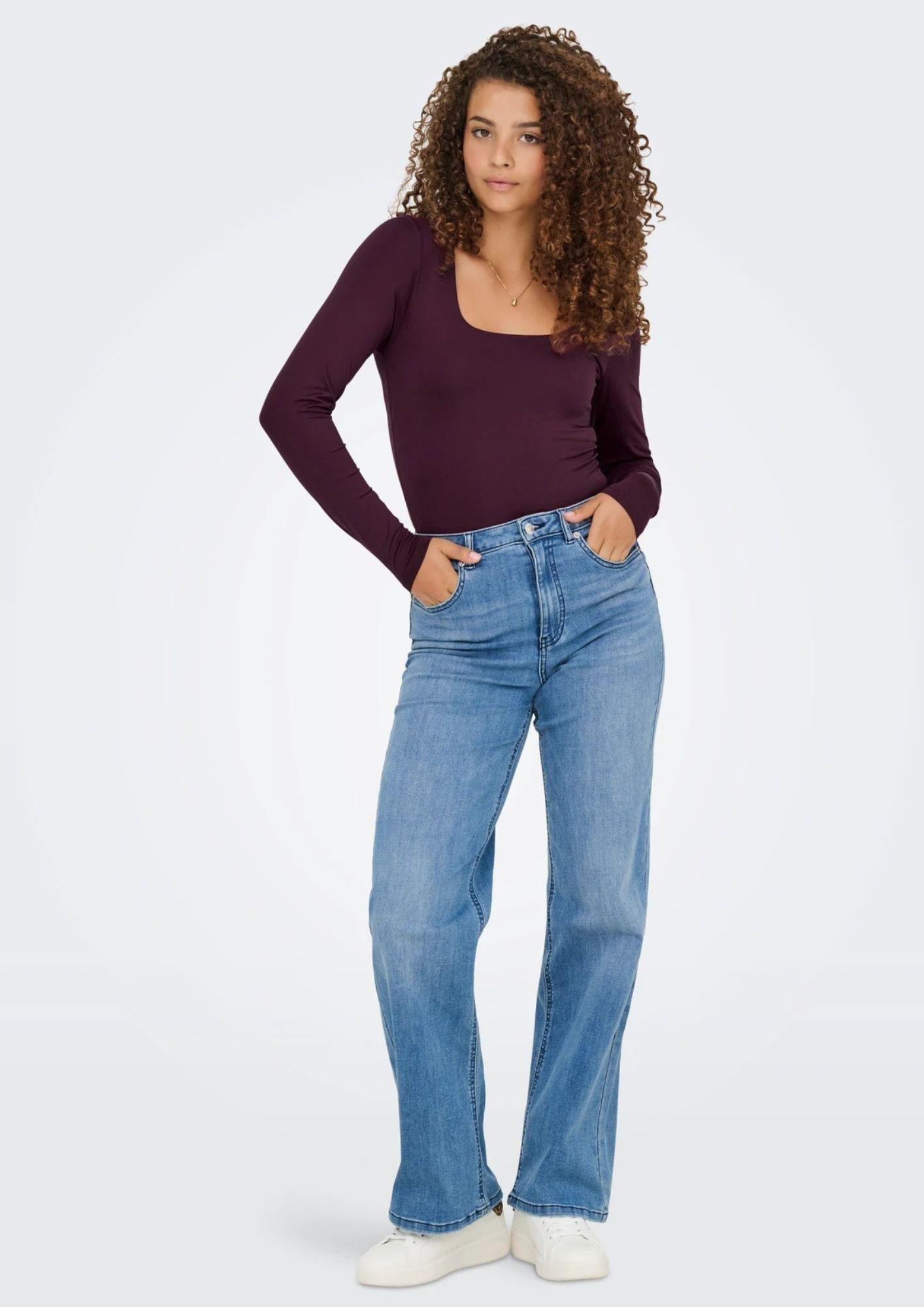 Only Top Donna Onlea Bordeaux
